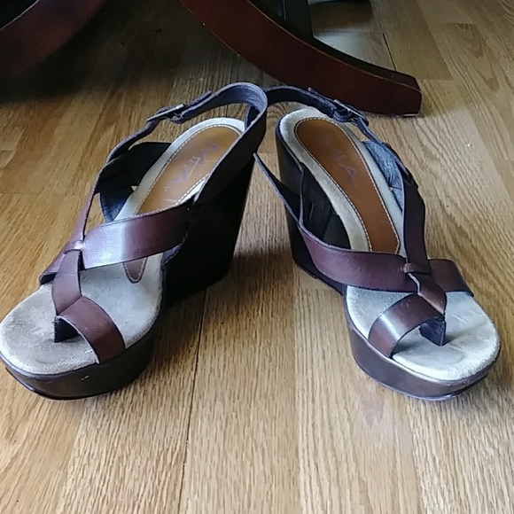 MIA Shoes - Very Stylish High heeled Wedge Sandals